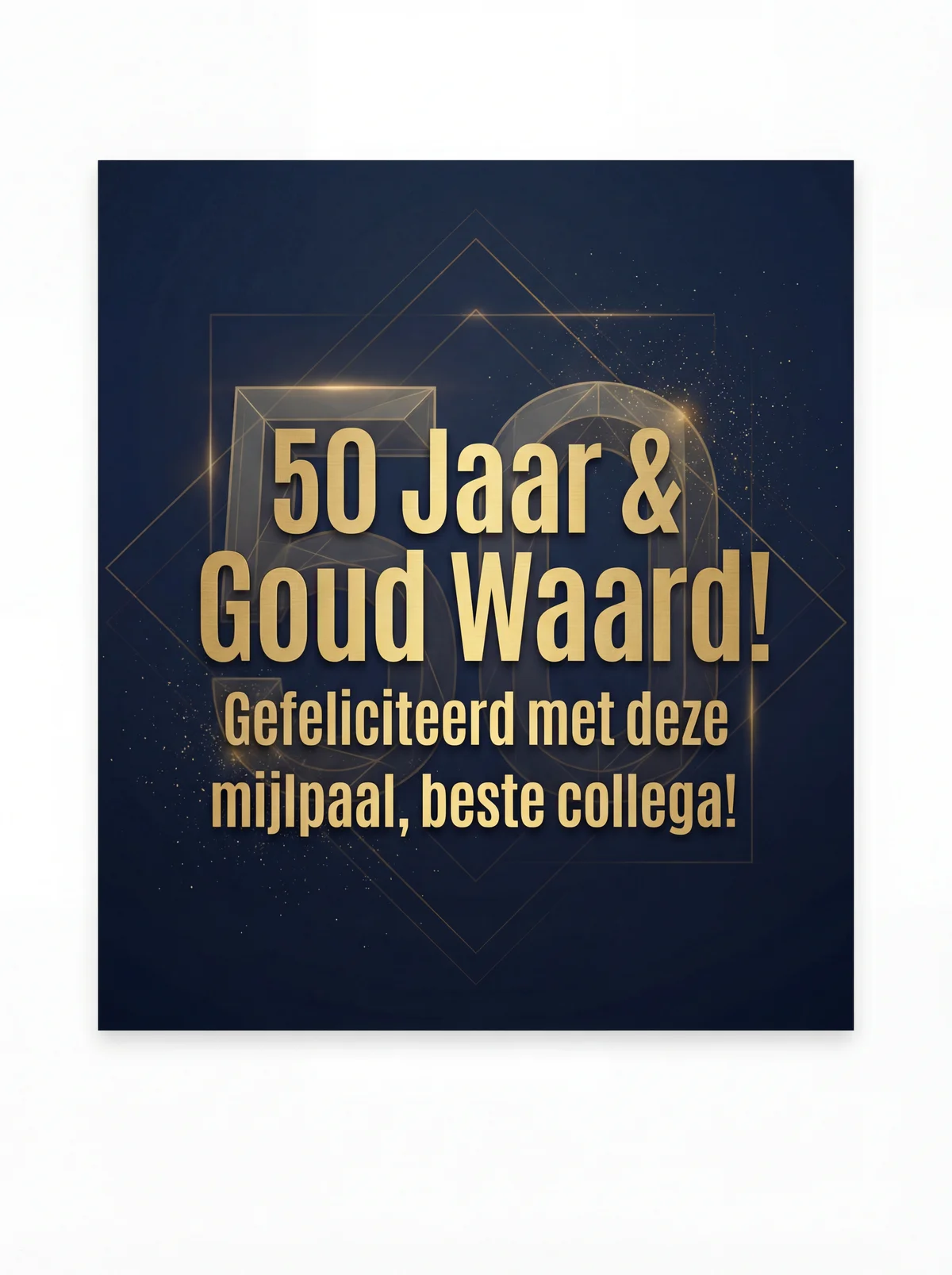 felicitatie verjaardag 50 jaar voor een collega