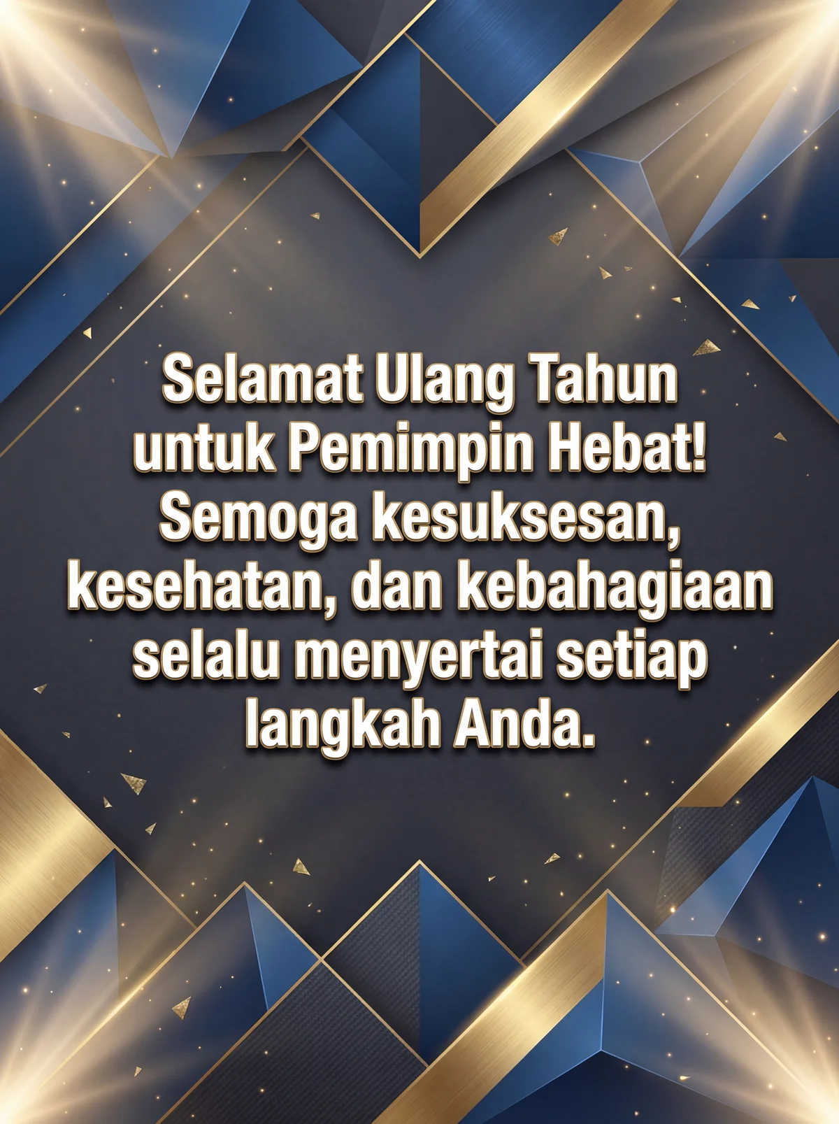 ucapan selamat ulang tahun untuk bos