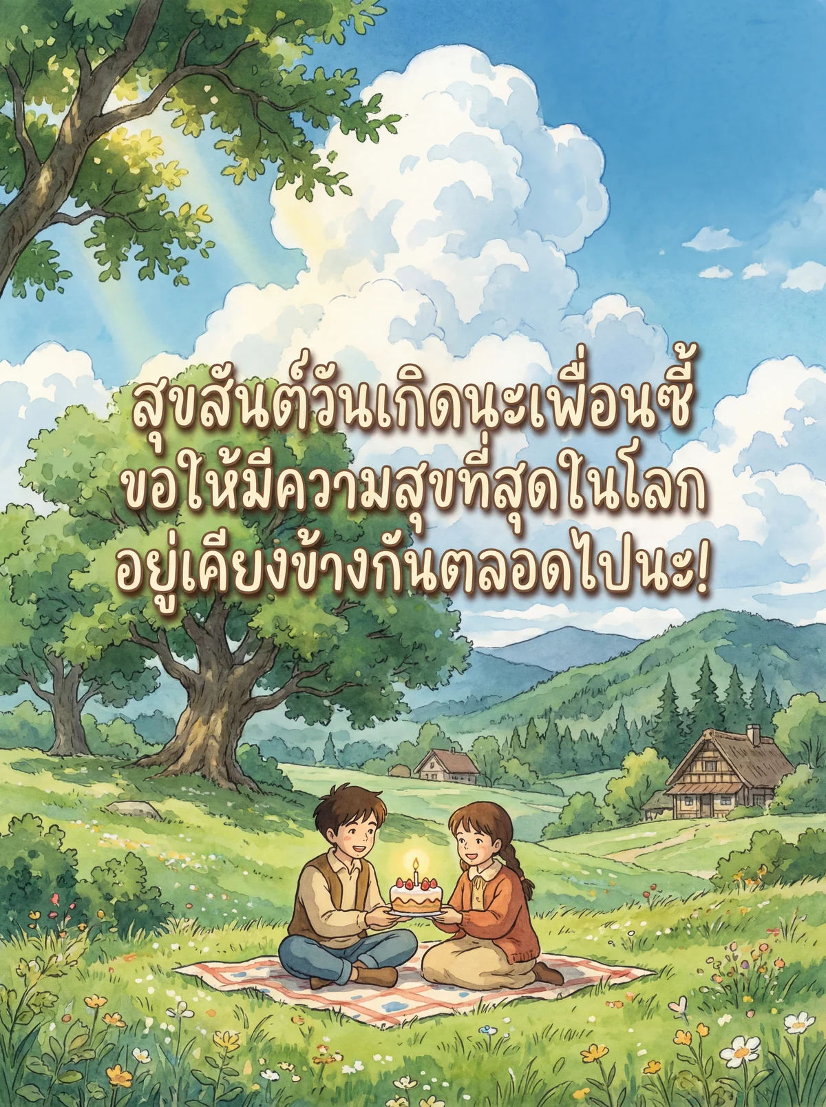 สุขสันต์วันเกิดให้เพื่อนซี้