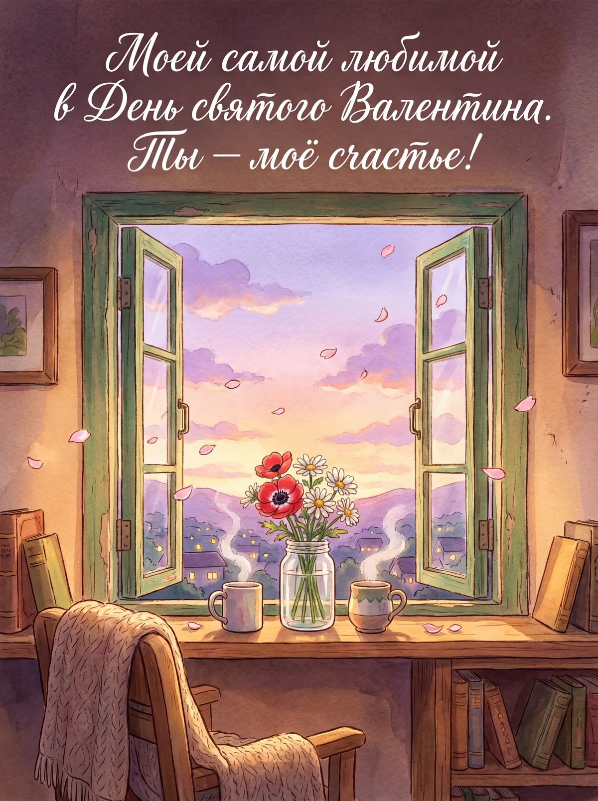 Поздравление любимой с Днем всех влюбленных