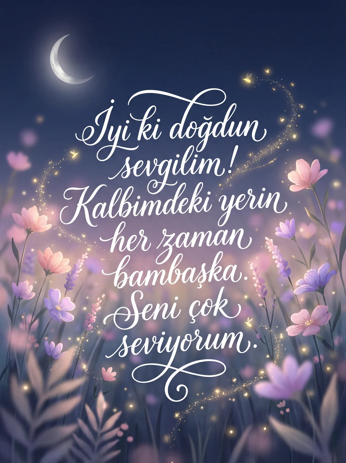 kız arkadaşa doğum günü mesajı