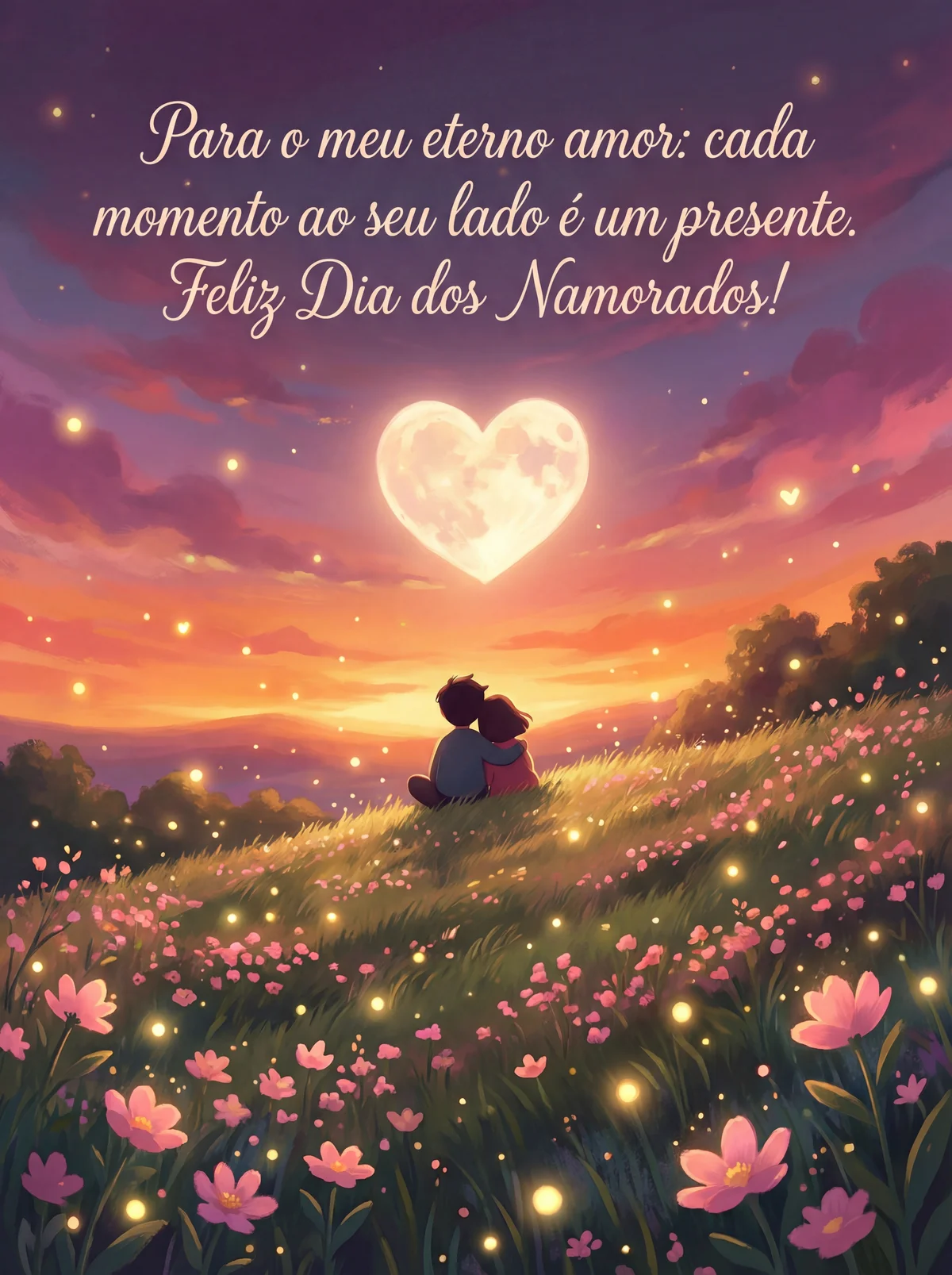 Cartão de Dia dos Namorados para o meu amor