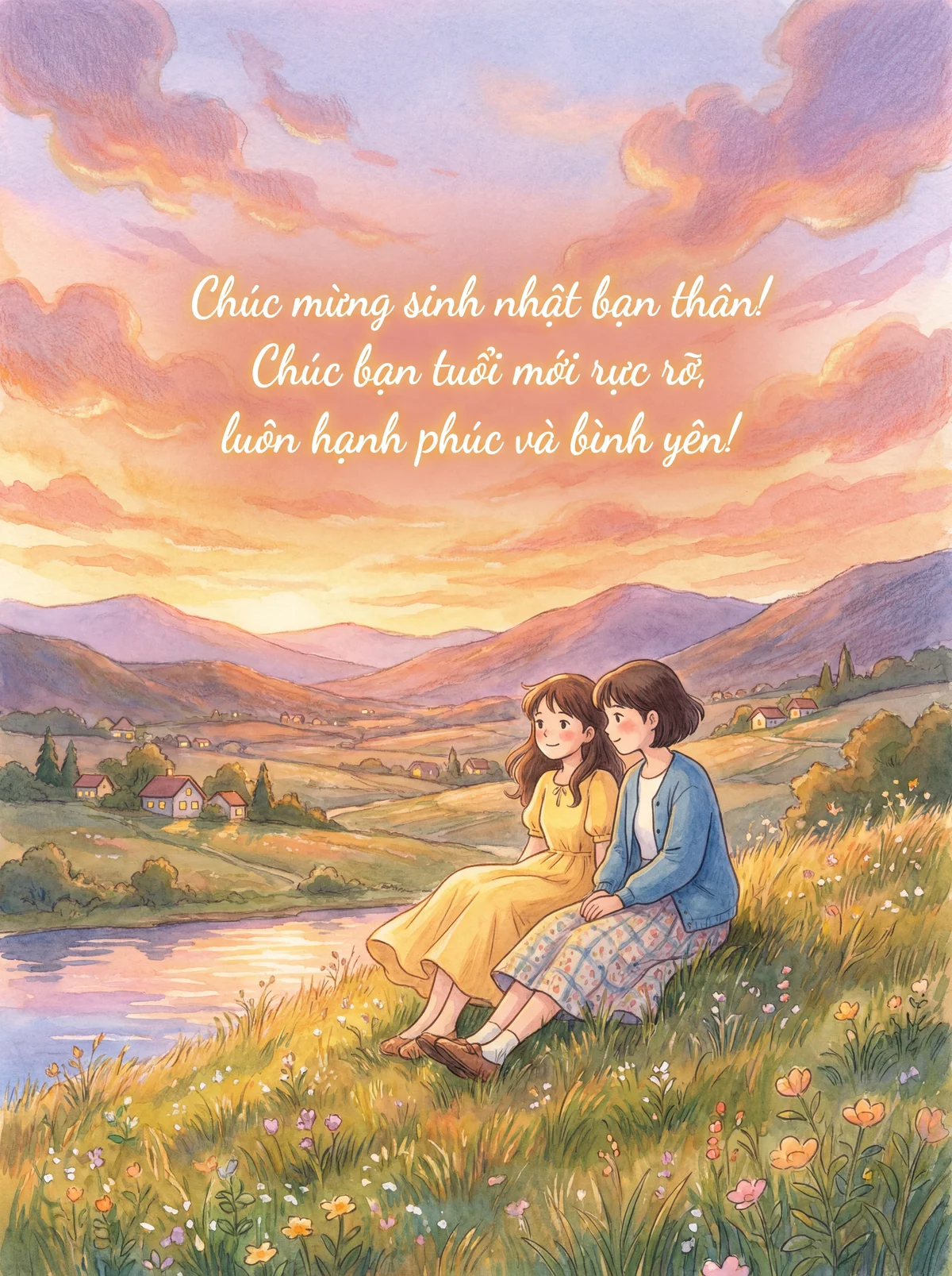 Lời chúc mừng sinh nhật cho bạn thân