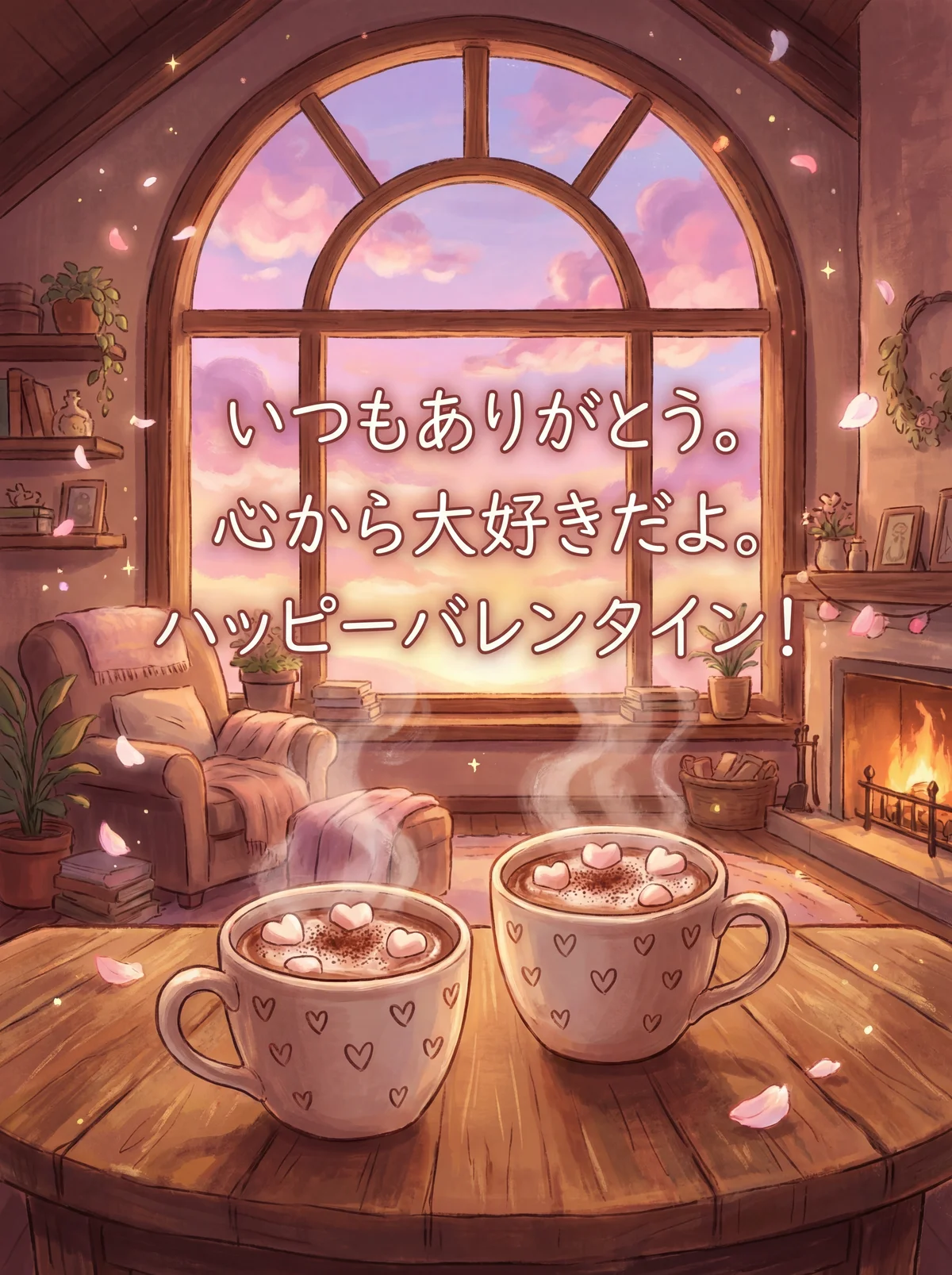 バレンタインデーのメッセージ、恋人へ