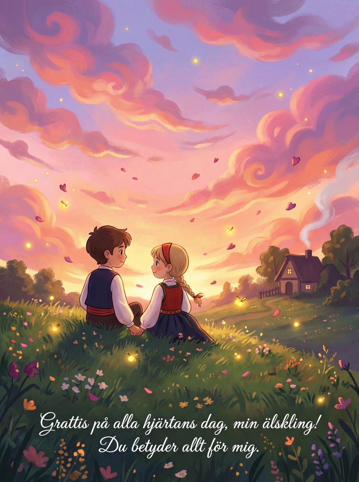 grattis på alla hjärtans dag älskling