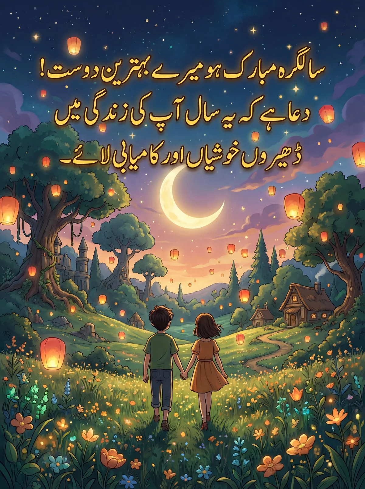 دوست کو سالگرہ کی مبارکباد