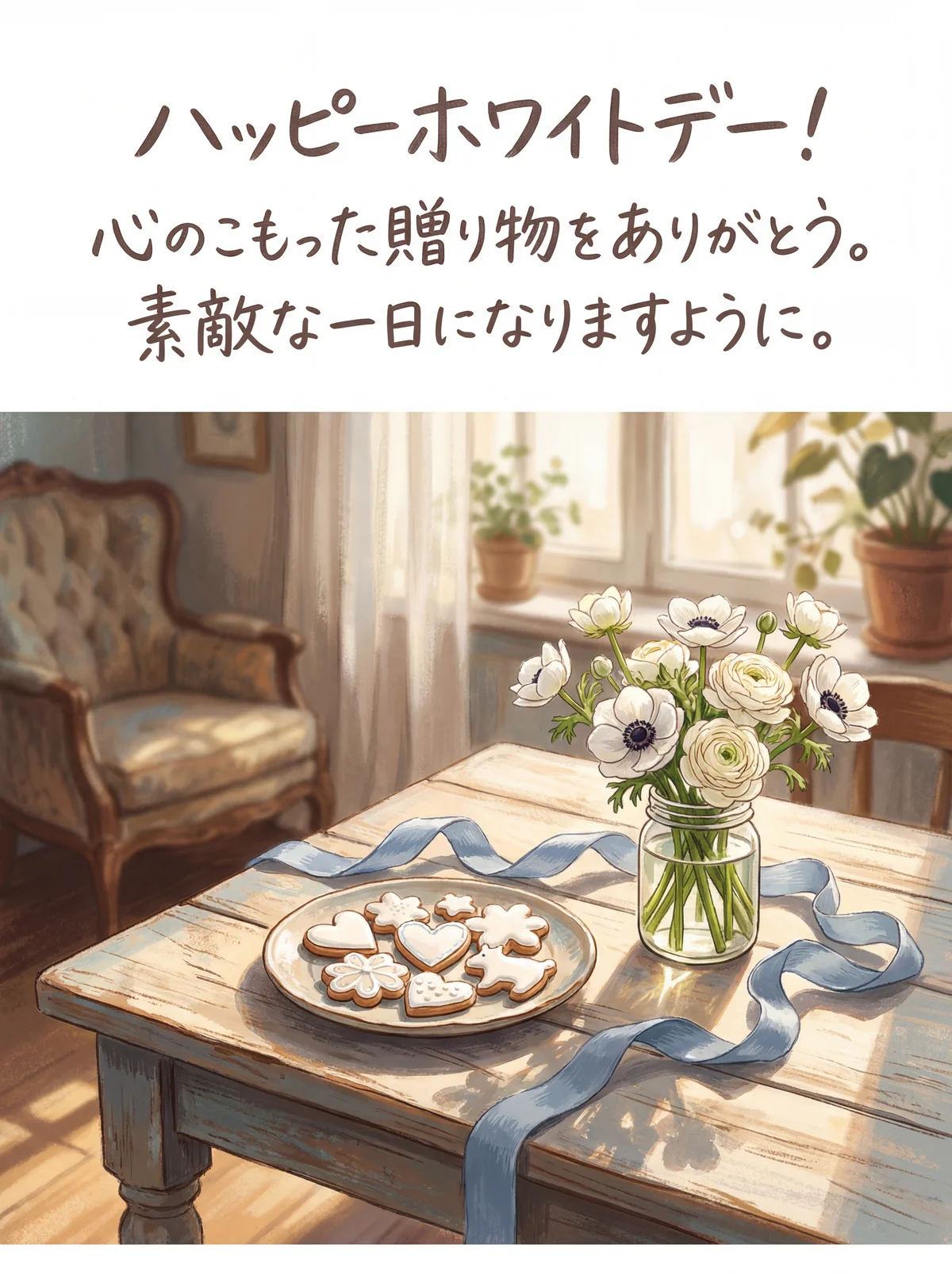 ホワイトデーに贈るお礼メッセージ