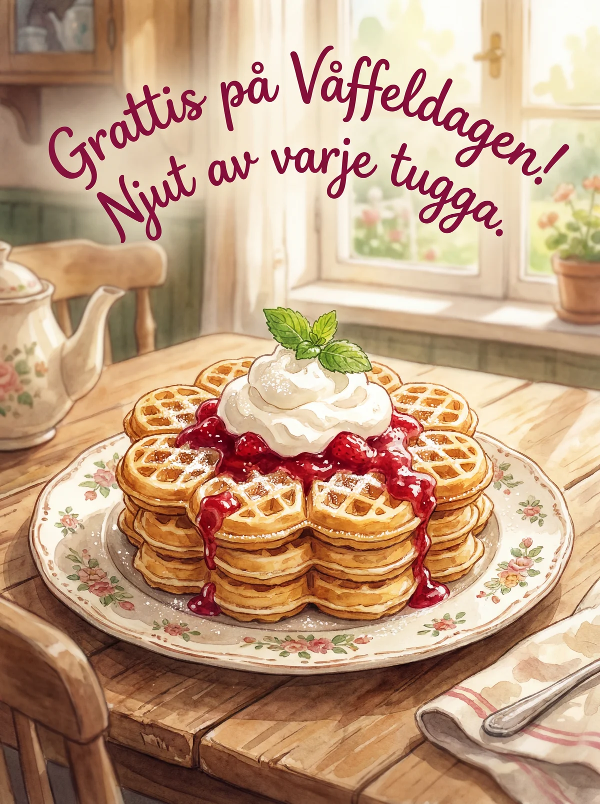 Grattis på Våffeldagen!
