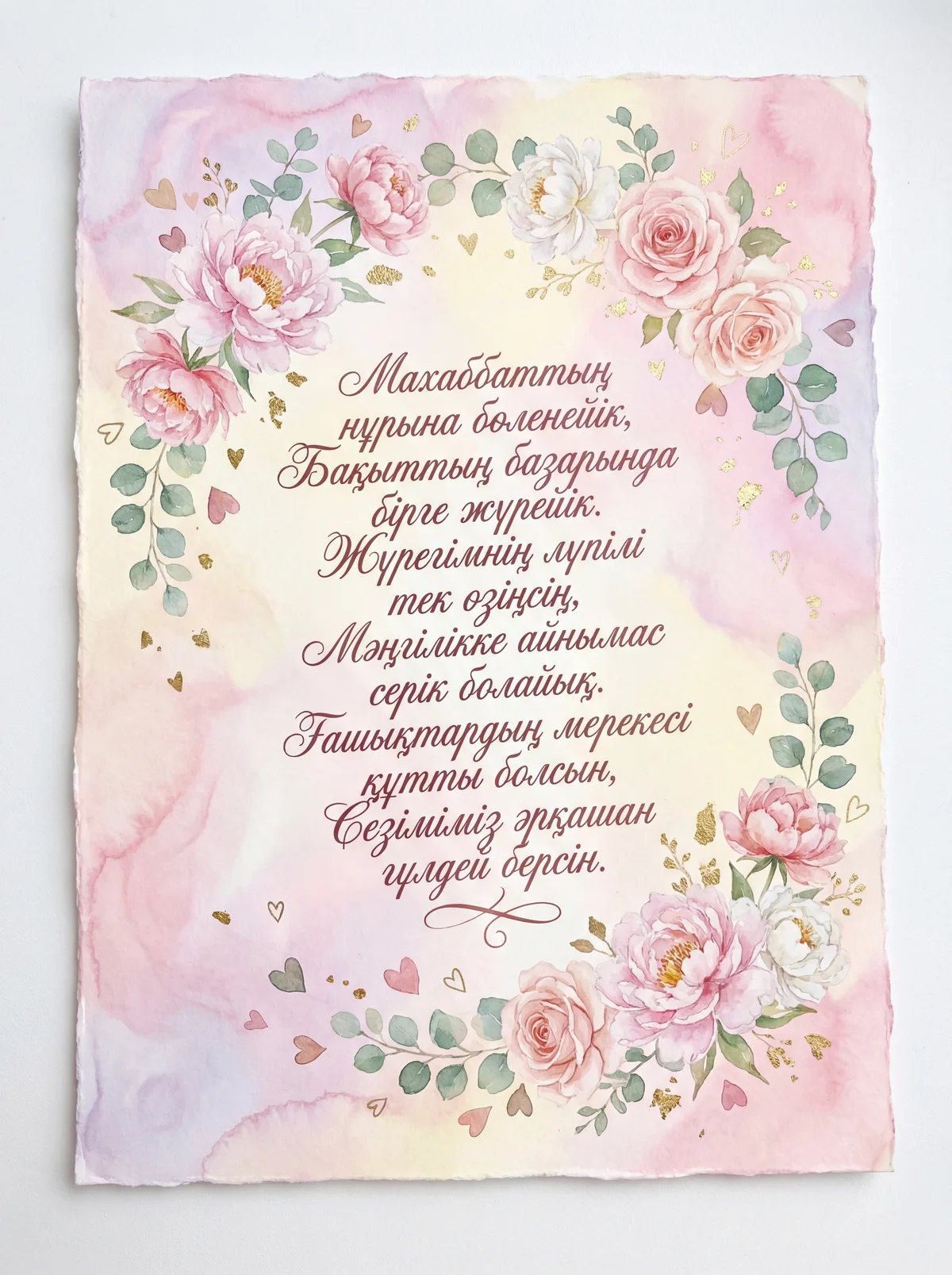 Сүйіктімді Ғашықтар күнімен құттықтау сөздері