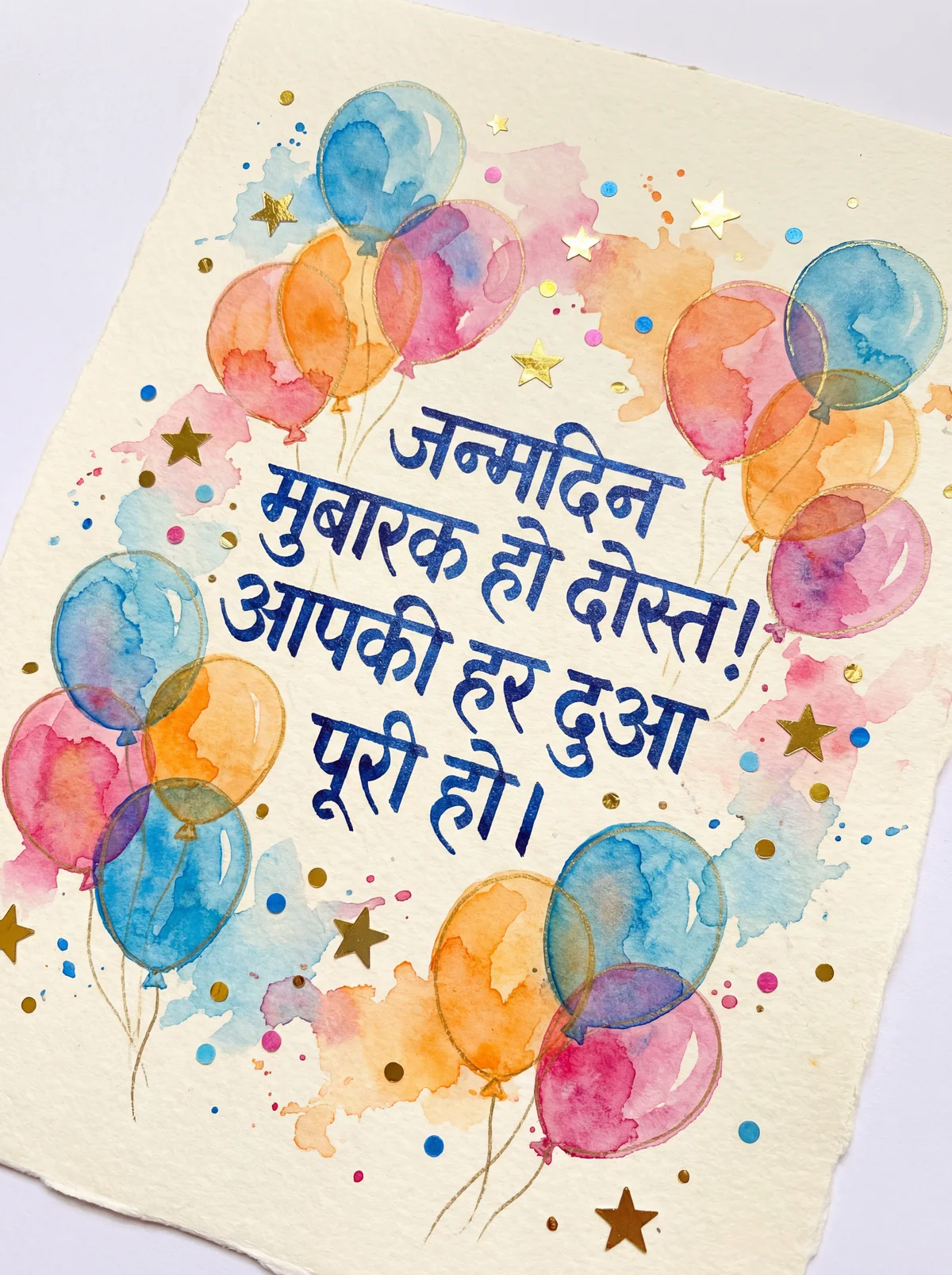 दोस्त को जन्मदिन की शुभकामनाएँ