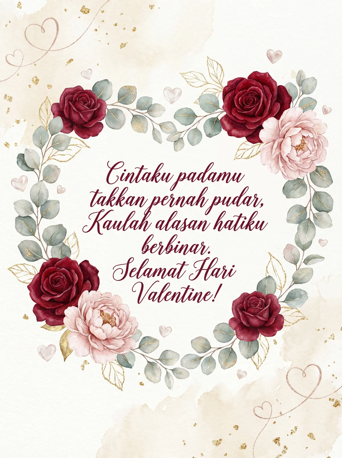 Ucapan Hari Valentine untuk kekasih