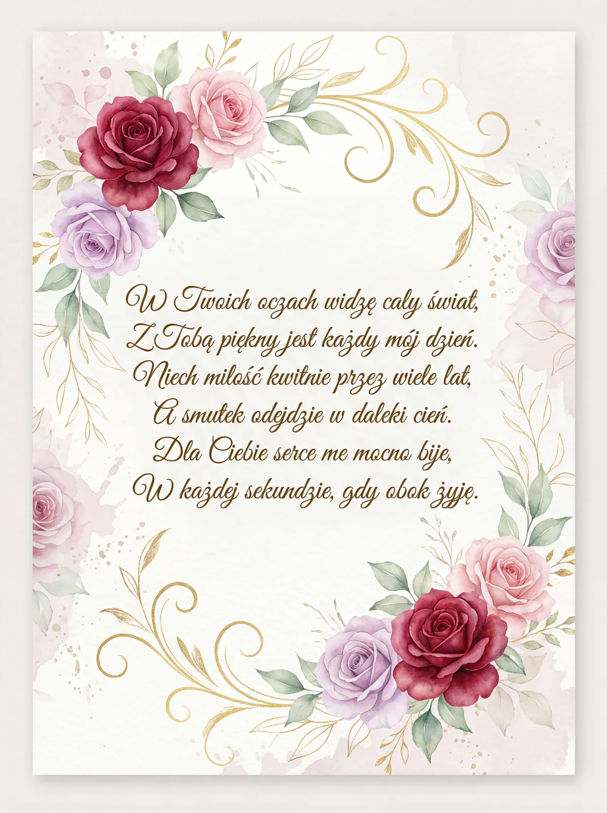 Życzenia walentynkowe dla ukochanej