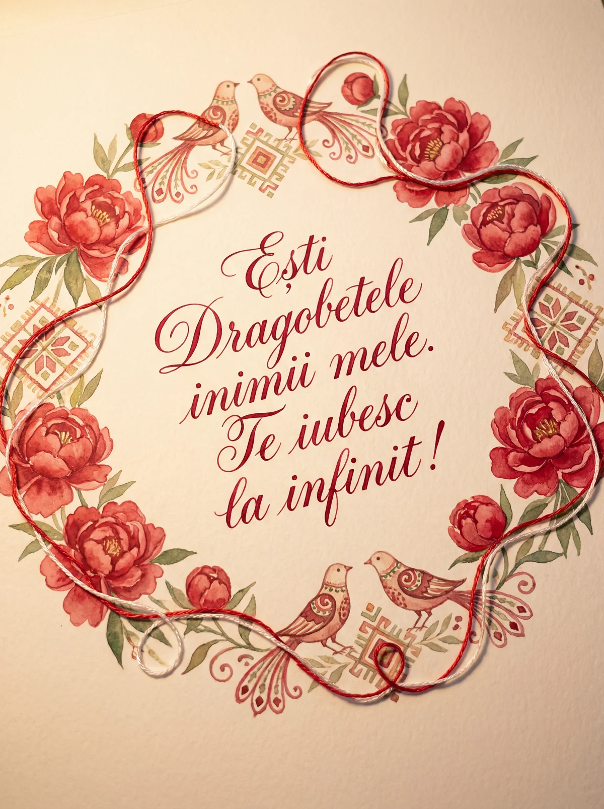 felicitare de Dragobete pentru persoana iubită