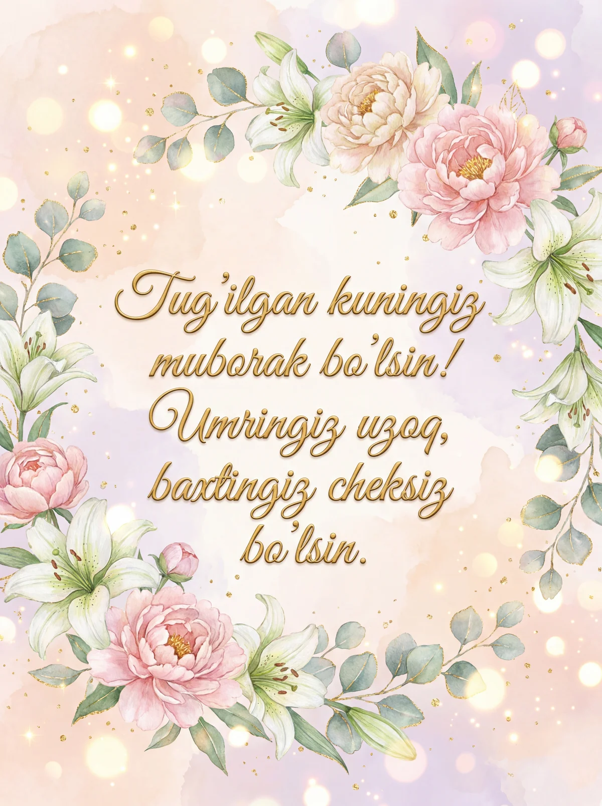 tug'ilgan kun tabriklari