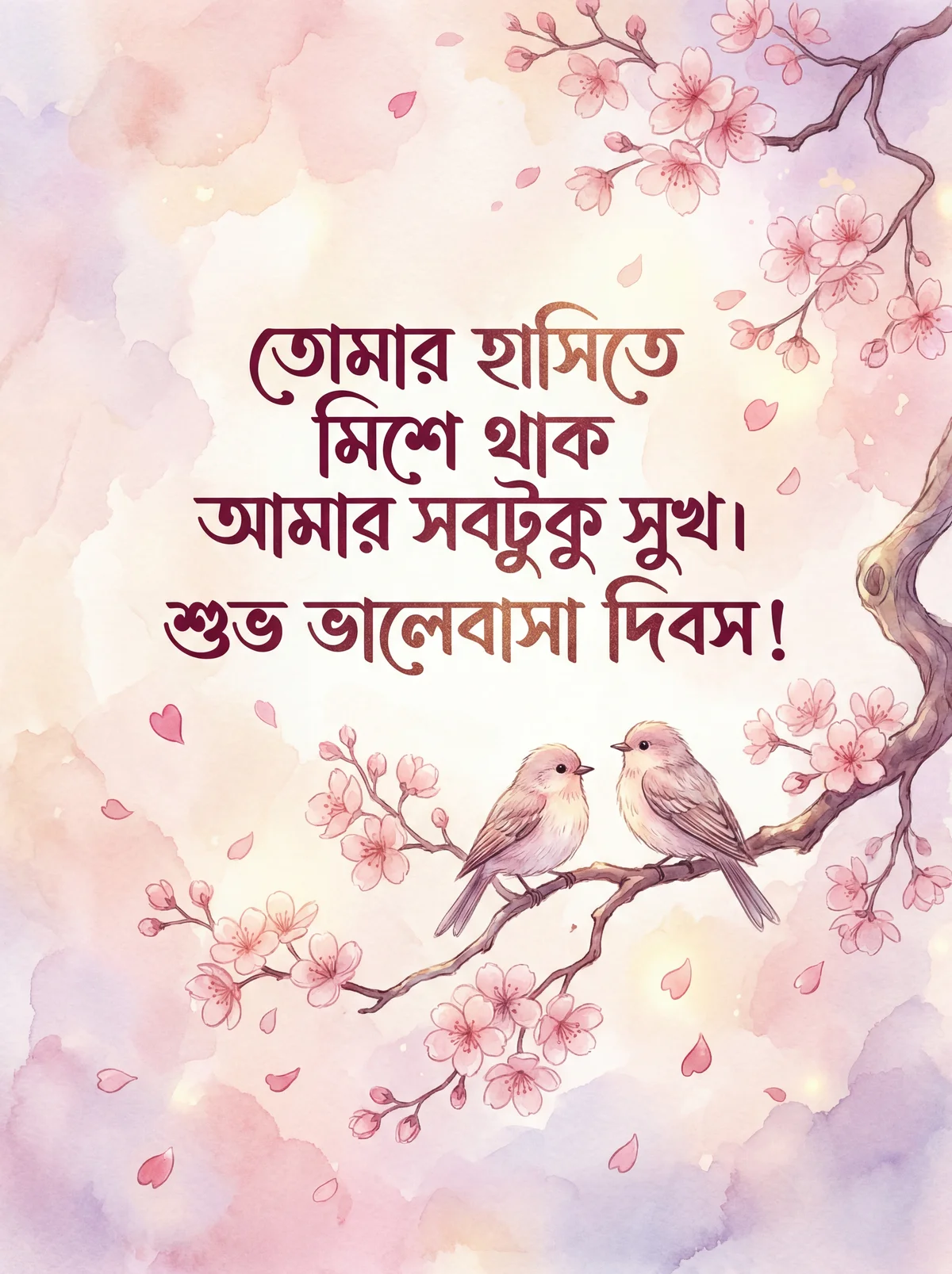 প্রিয়জনের জন্য ভালোবাসা দিবসের শুভেচ্ছা