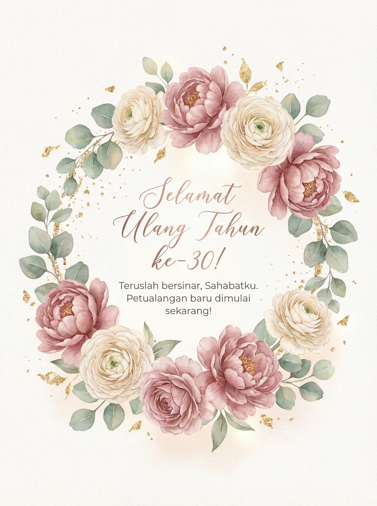 ucapan ulang tahun ke-30 untuk sahabat wanita