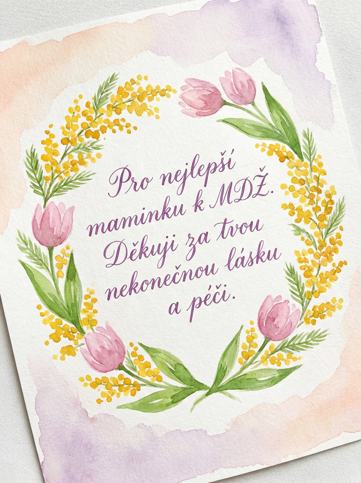 Přání k Mezinárodnímu dni žen pro maminku