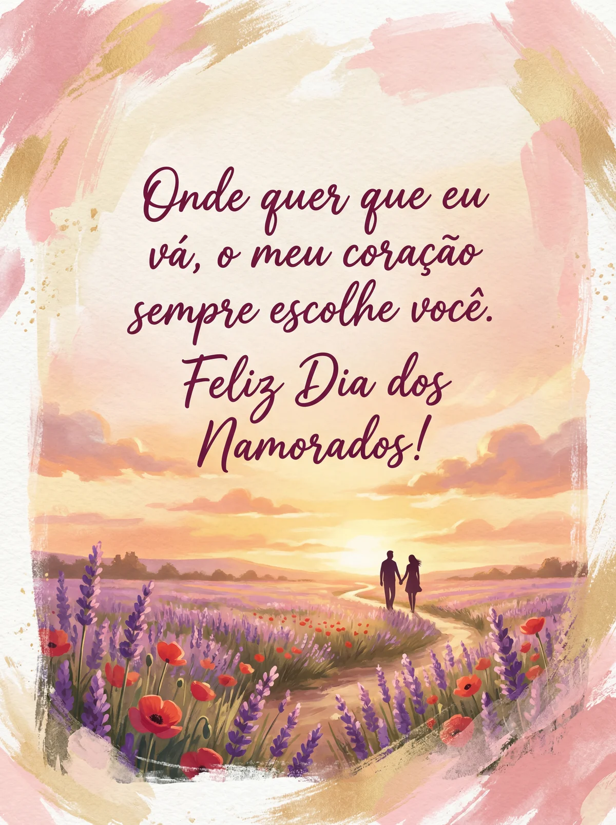 Mensagem carinhosa para o Dia dos Namorados