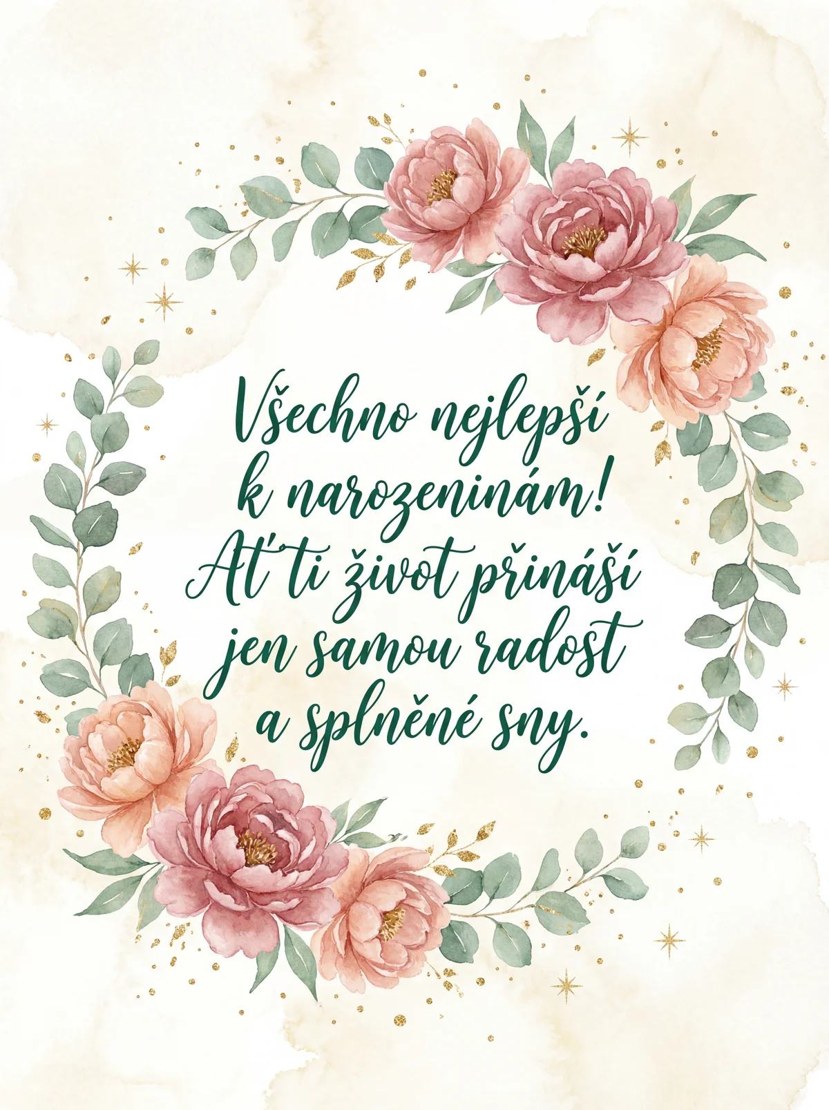 blahopřání k narozeninám pro kamarádku