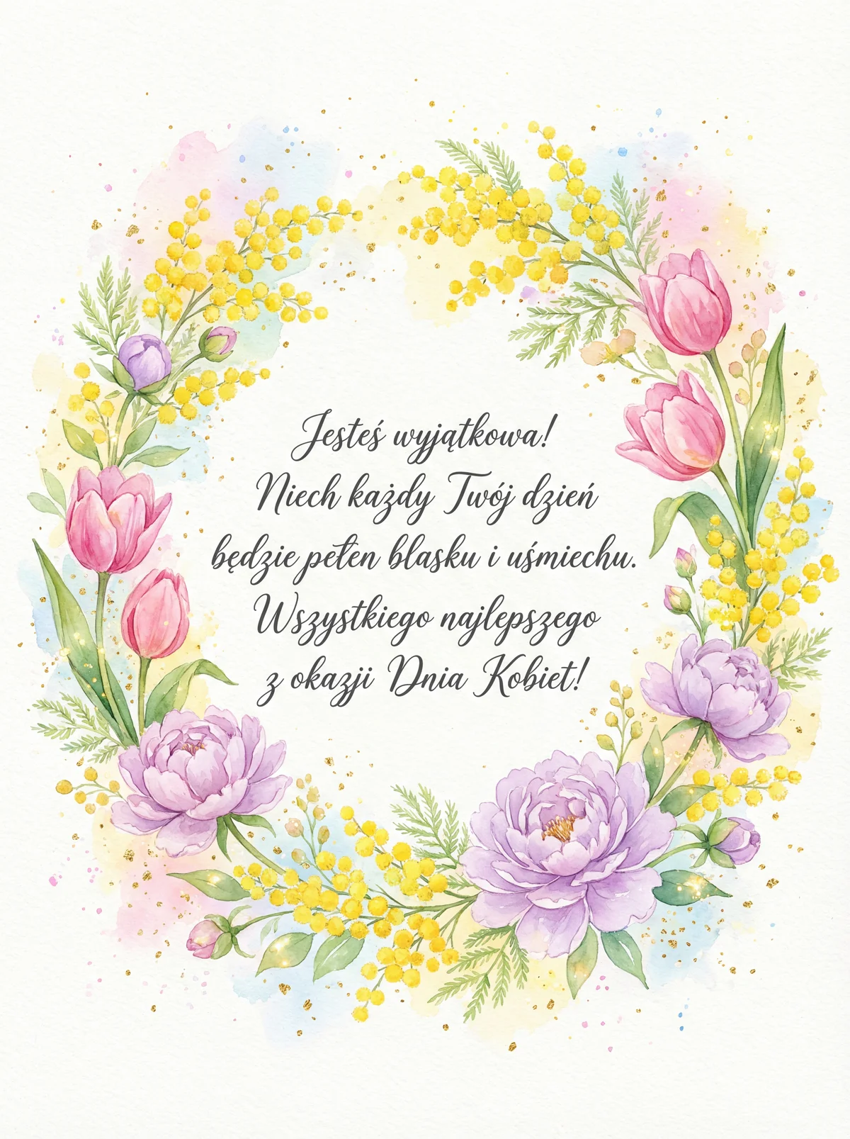 życzenia na Dzień Kobiet dla koleżanki