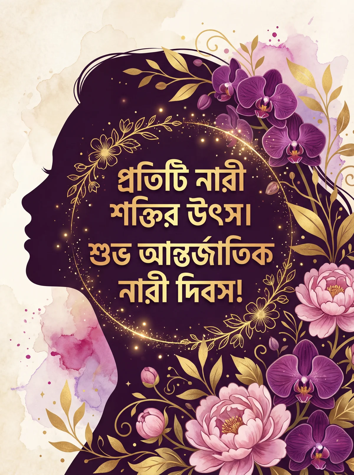 আন্তর্জাতিক নারী দিবসের শুভেচ্ছা কার্ড