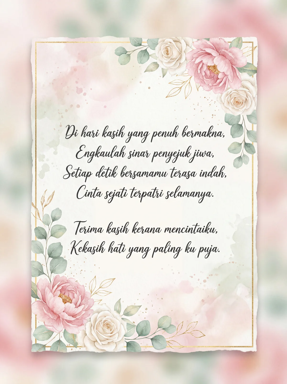 Ucapan Hari Kekasih romantis untuk pasangan