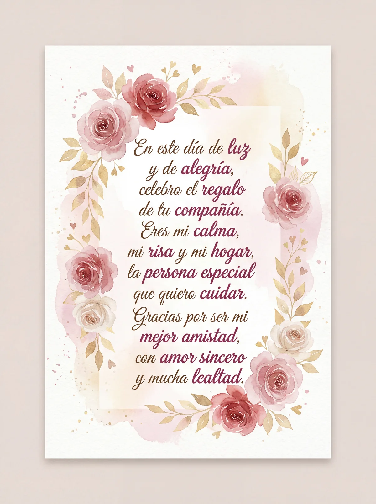 Día del Amor y la Amistad: mensaje para mi persona especial.