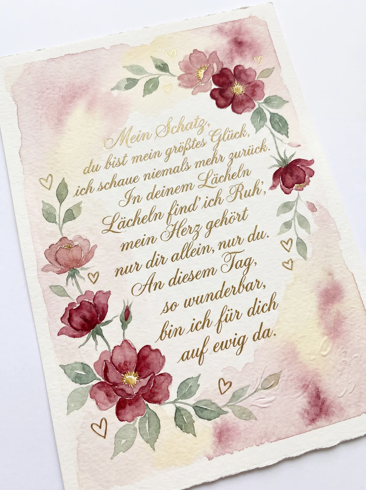 Valentinstag Grußkarte für meinen Schatz