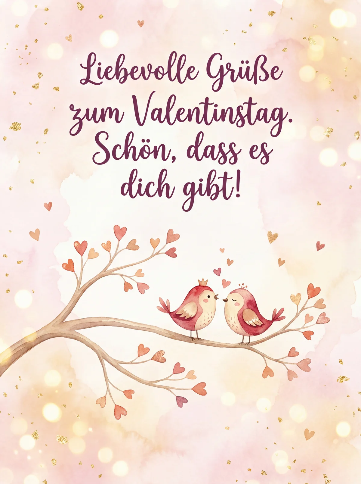 Liebevolle Grüße zum Valentinstag