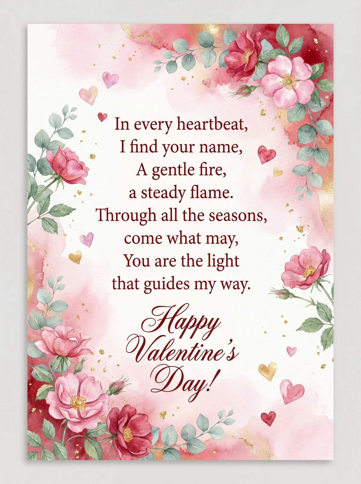 Valentine's Day card for a special someone