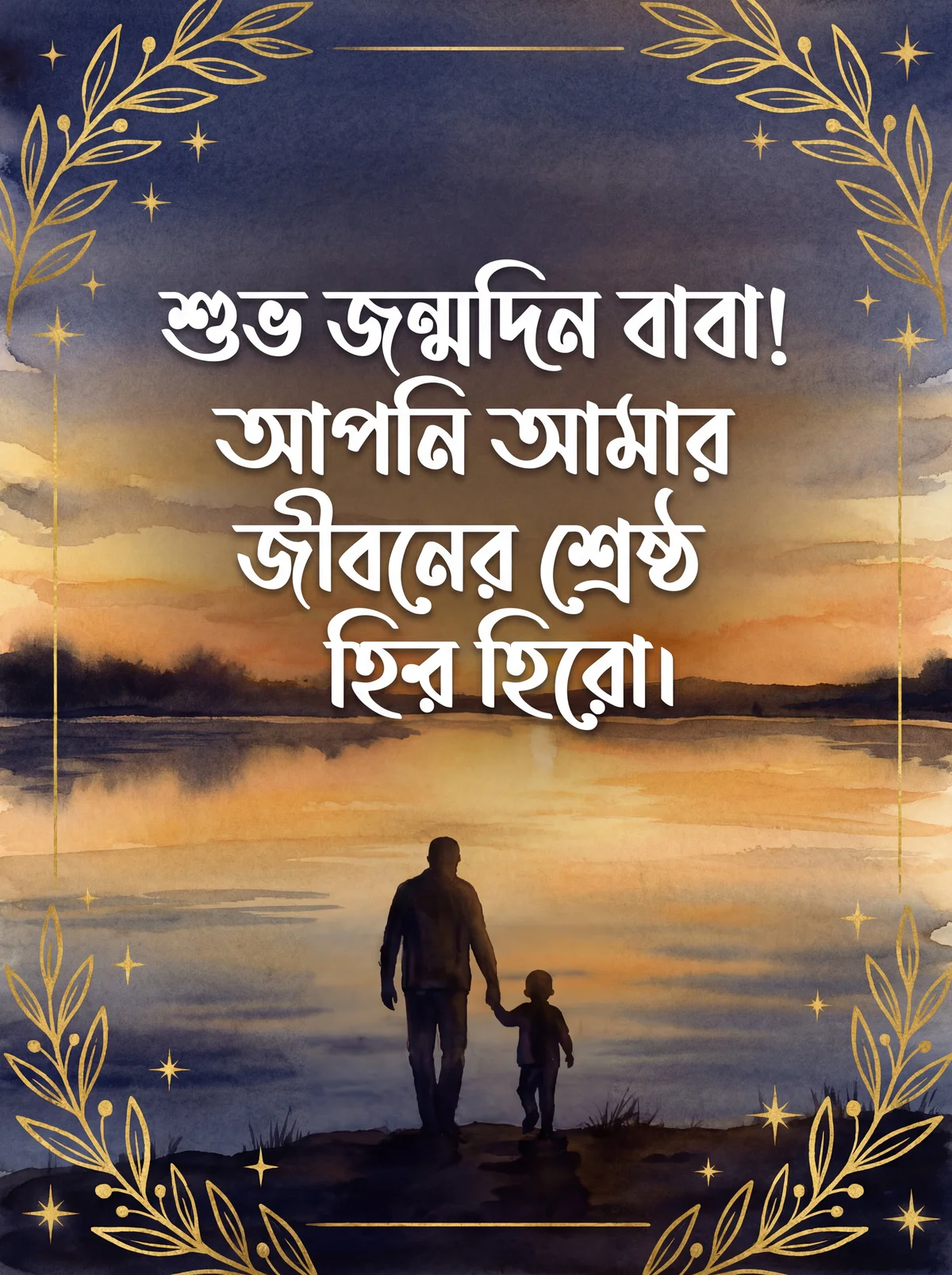 শুভ জন্মদিন বাবা