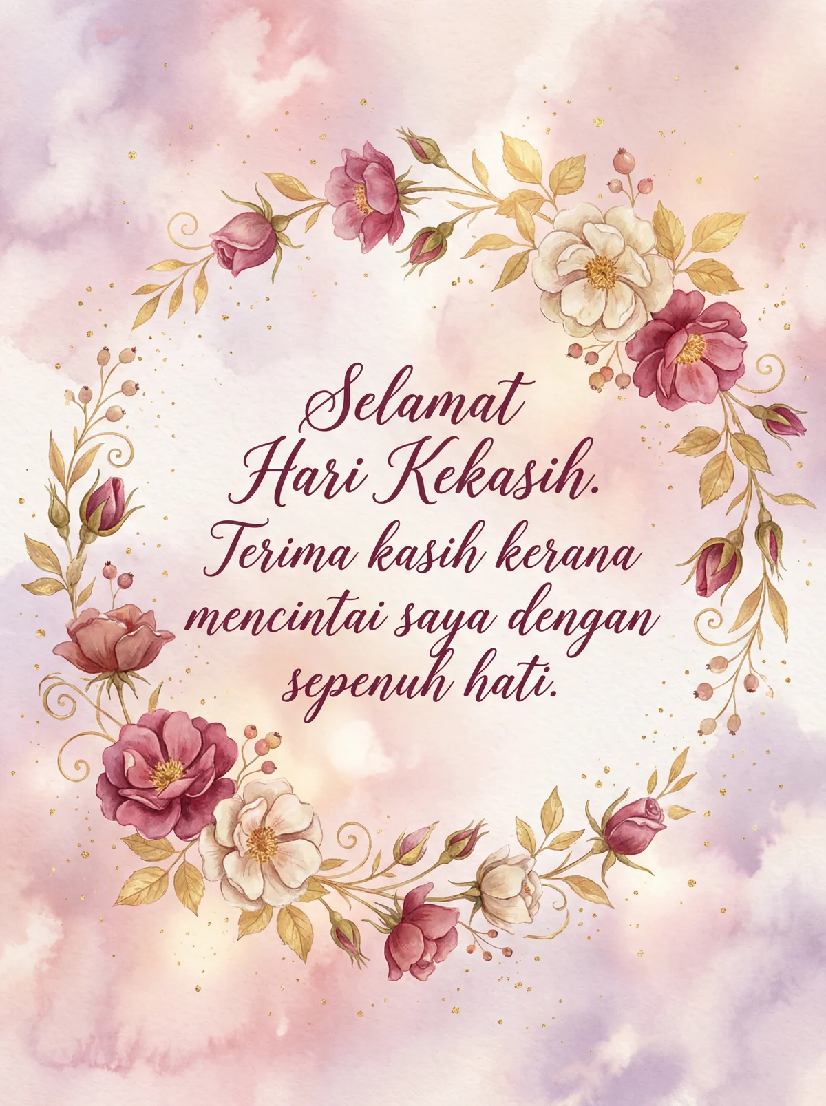 Ucapan Hari Kekasih untuk yang tersayang