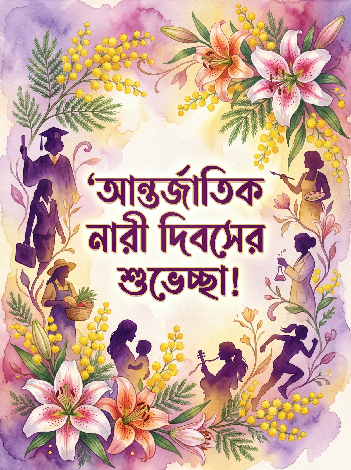 সকল নারীর প্রতি আন্তর্জাতিক নারী দিবসের শুভেচ্ছা