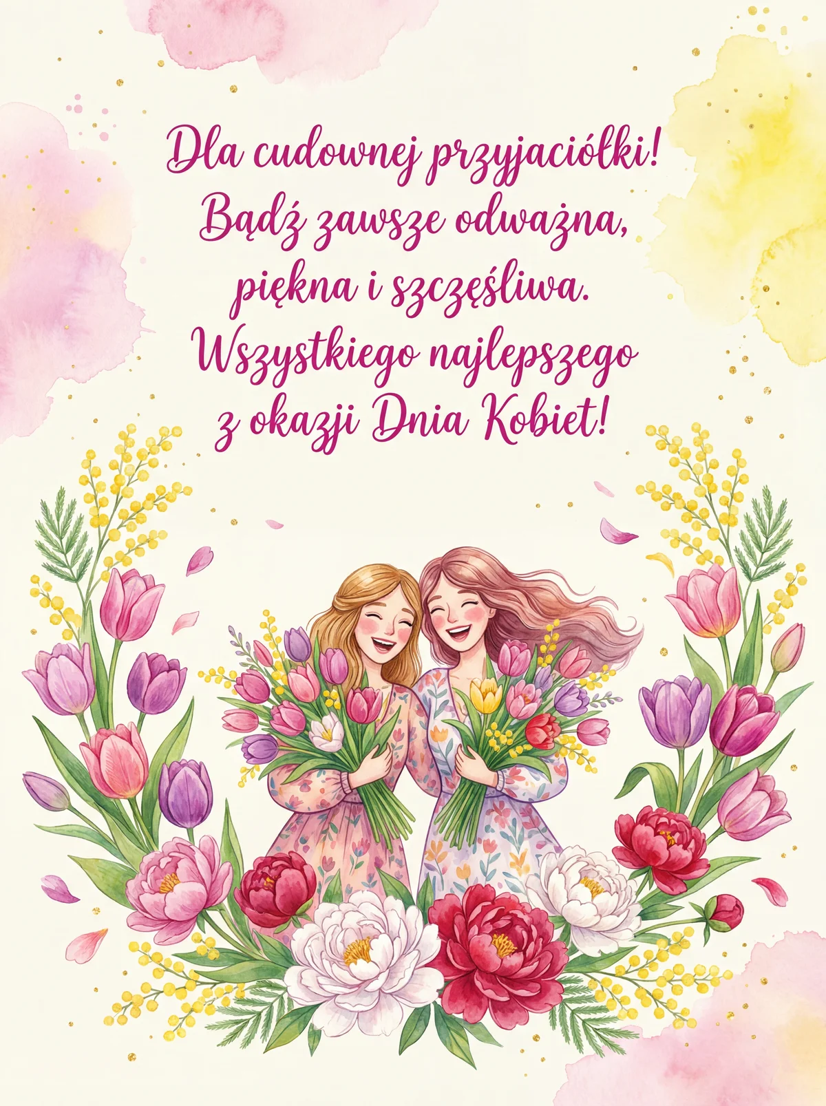 Życzenia na Dzień Kobiet dla przyjaciółki