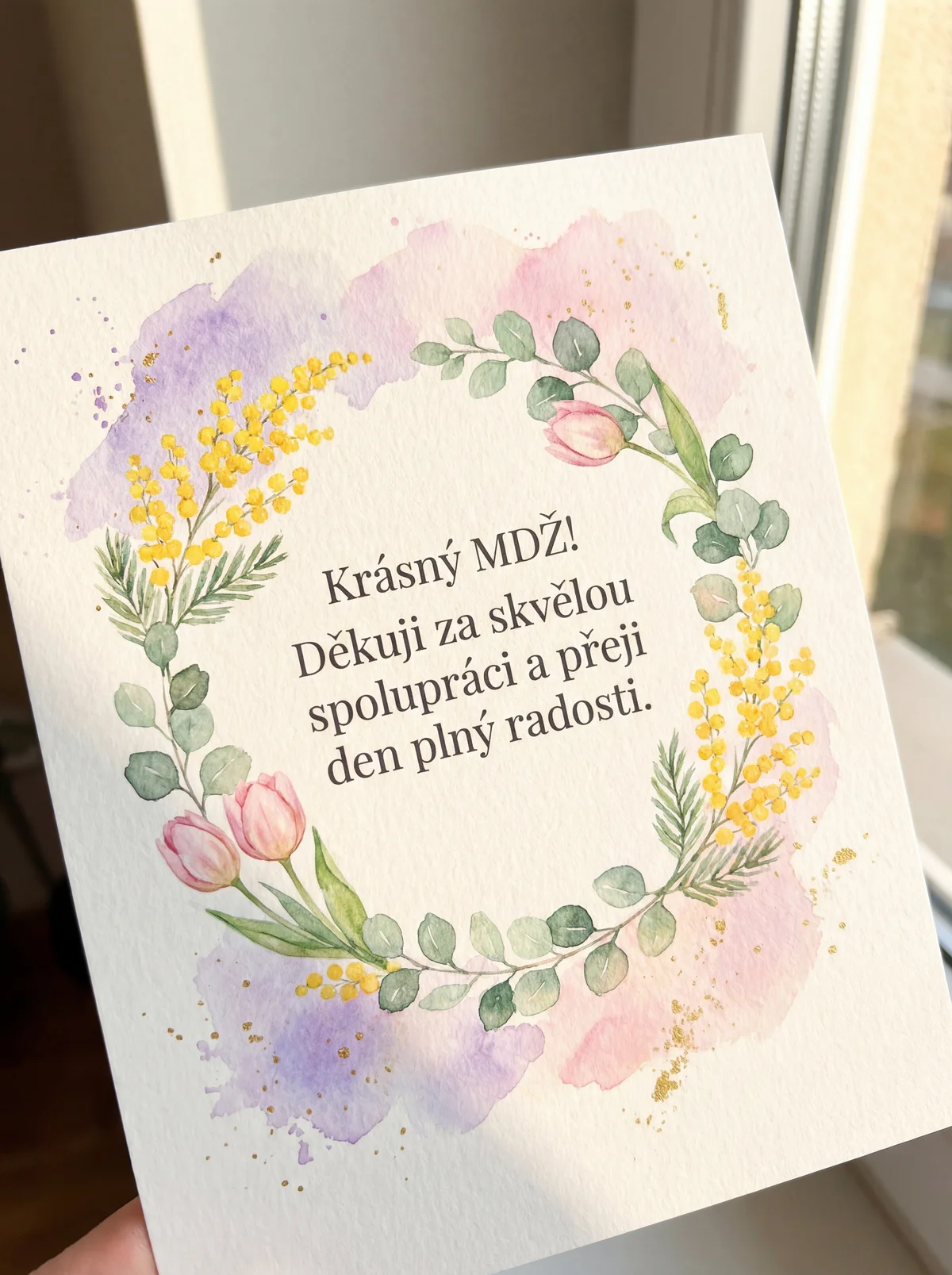 Přání k Mezinárodnímu dni žen pro kolegyni