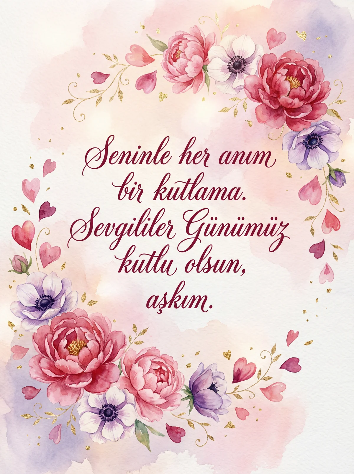 Sevgililer Günü kutlaması için romantik mesajlar