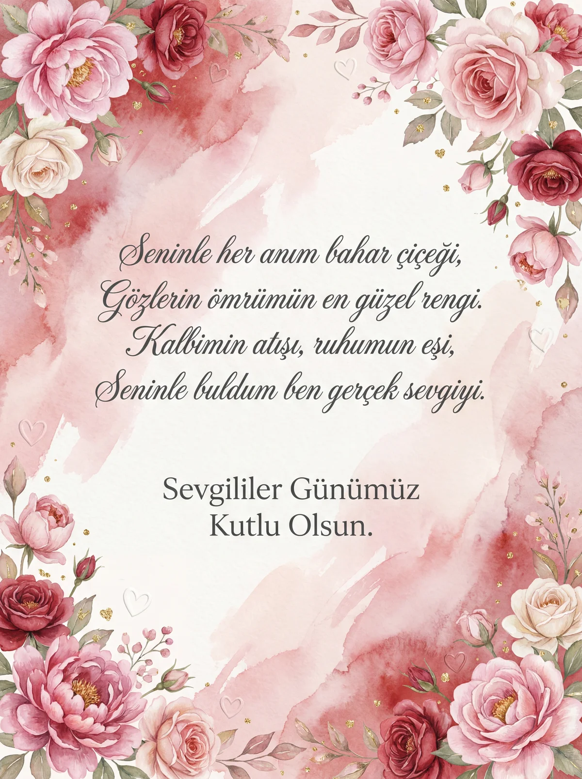 Sevgiliye Sevgililer Günü mesajı