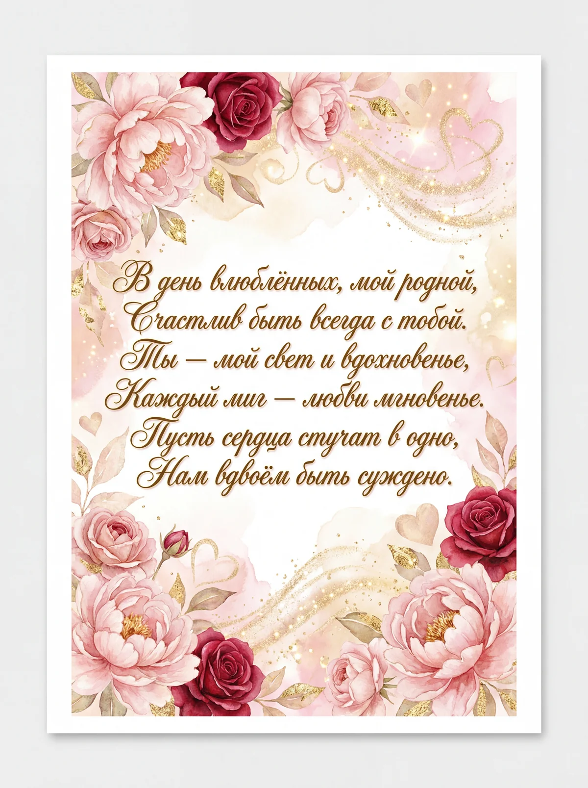 поздравление любимому с Днем всех влюбленных