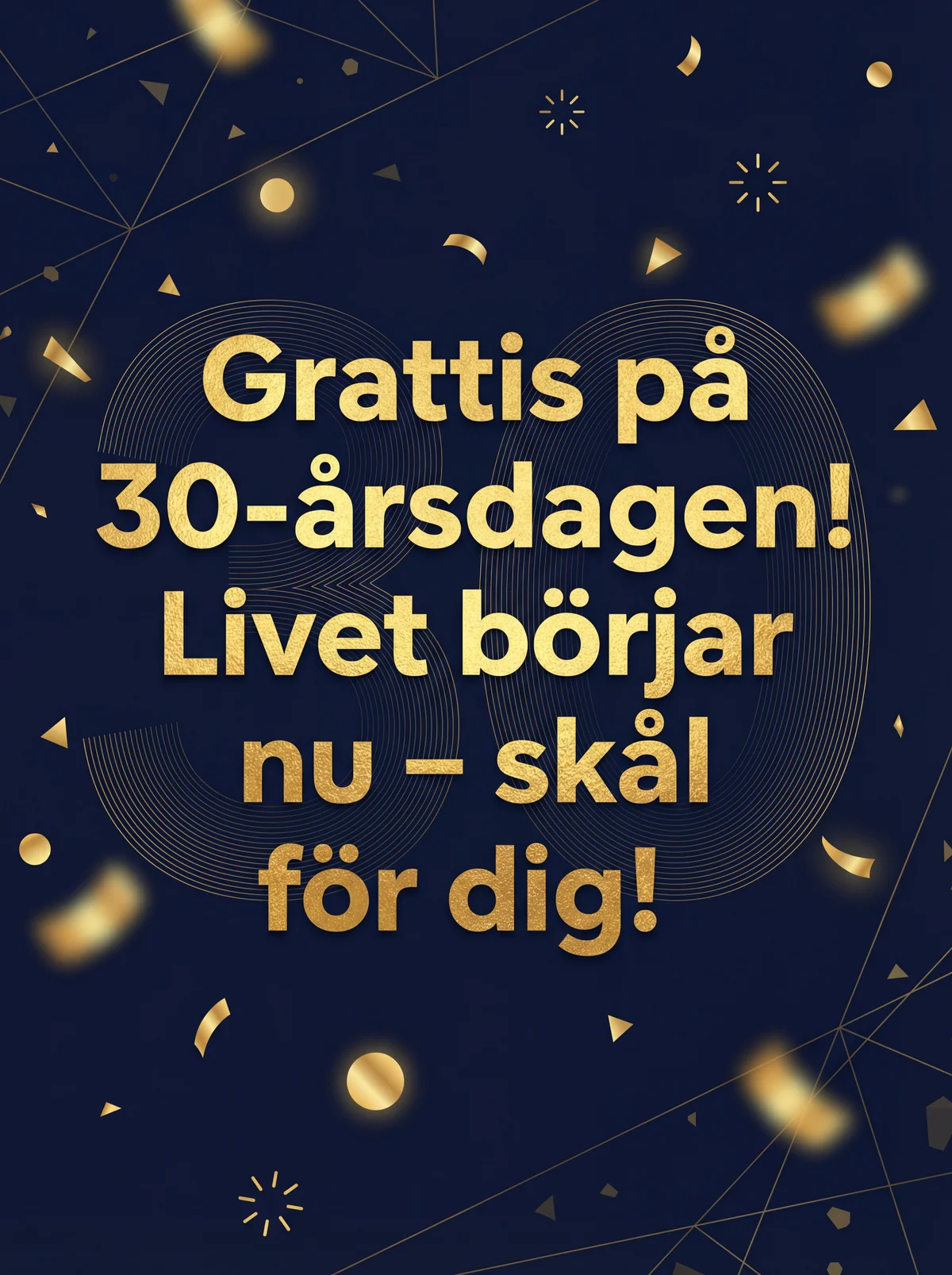 grattis på födelsedagen text till 30-åring