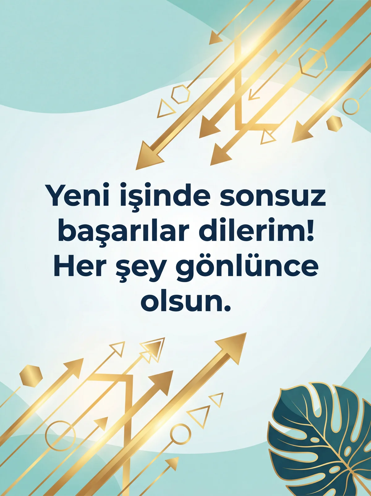 iş arkadaşına yeni iş tebriği kartı