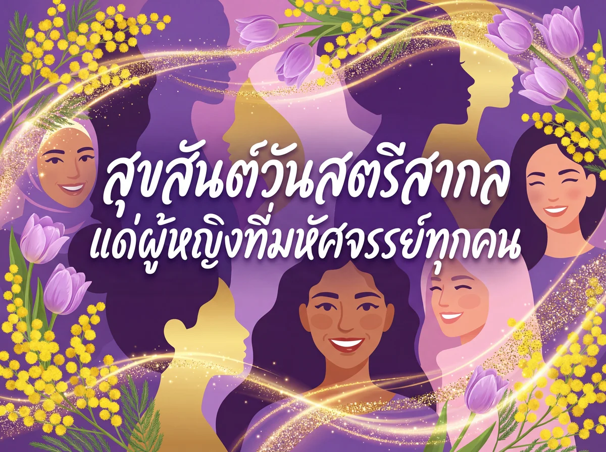 ข้อความอวยพรวันสตรีสากล