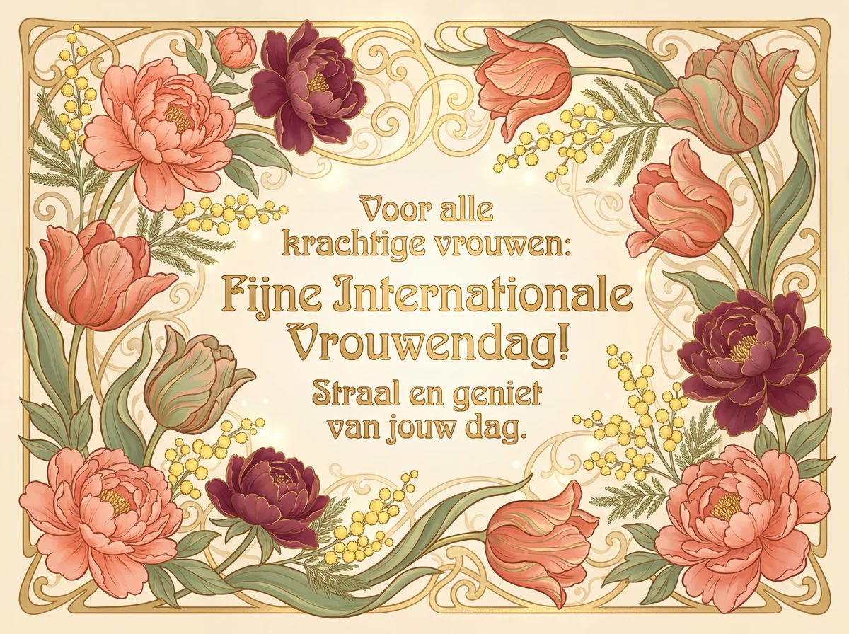 Tekst voor kaartje Internationale Vrouwendag