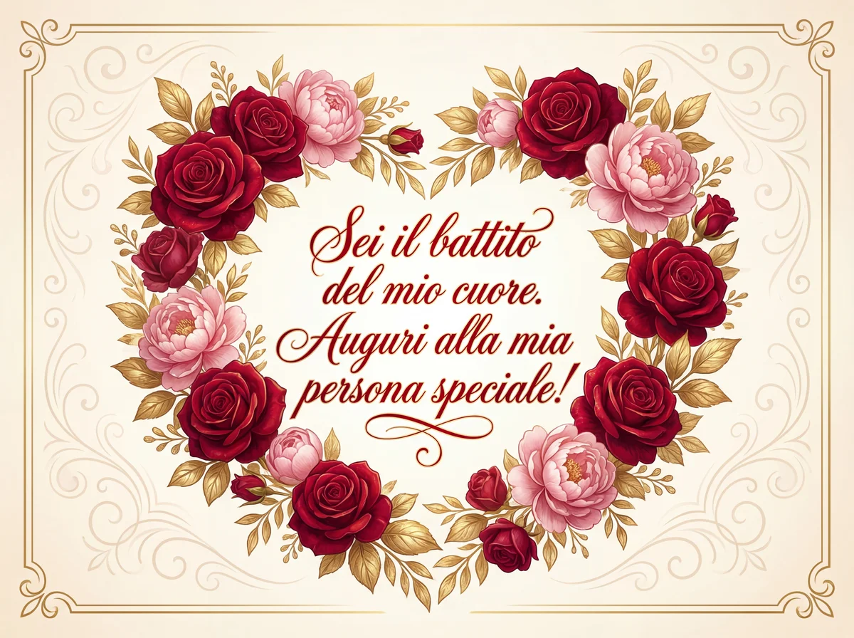 Auguri di San Valentino per la persona speciale