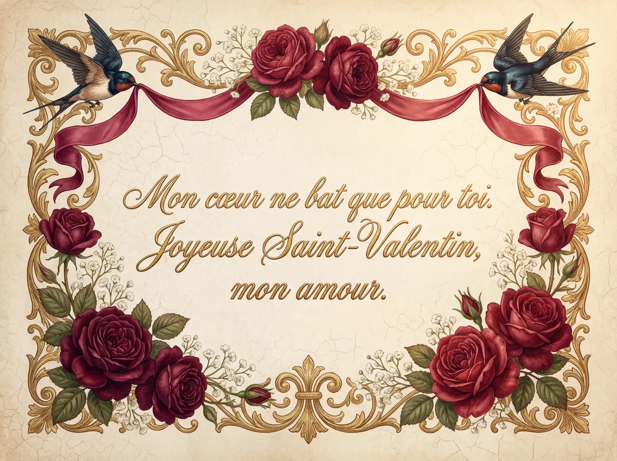 message d'amour pour la Saint-Valentin