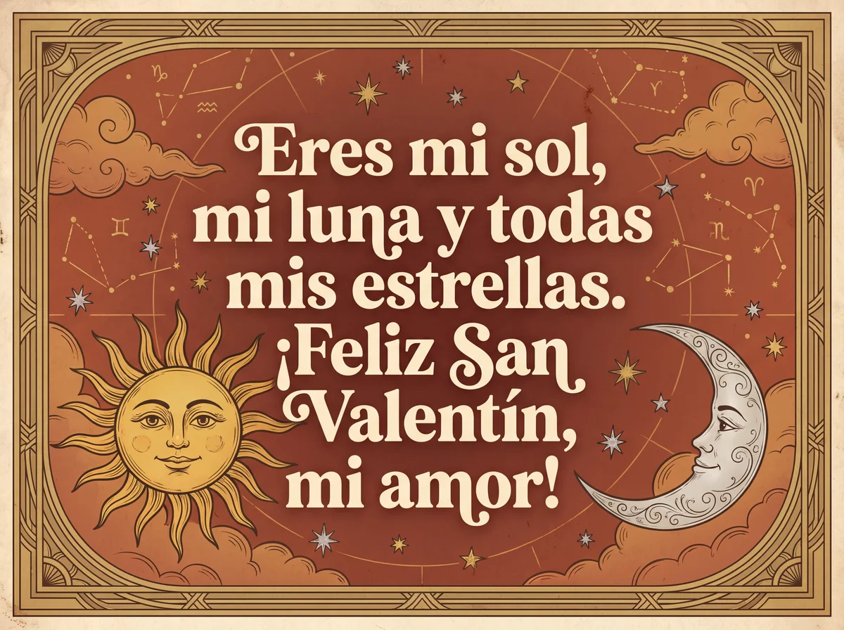 Tarjeta de San Valentín para mi amor