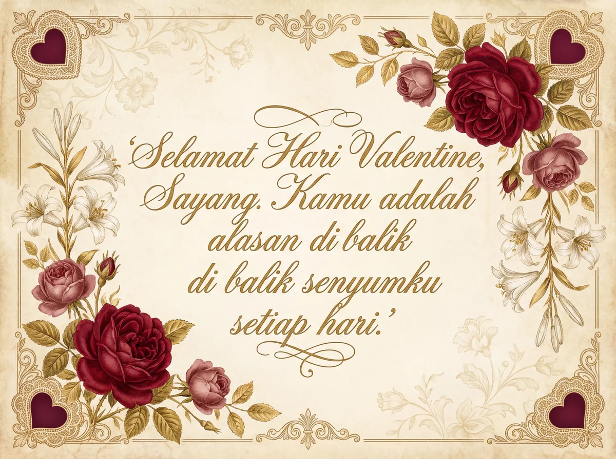 Ucapan Hari Valentine untuk kekasih