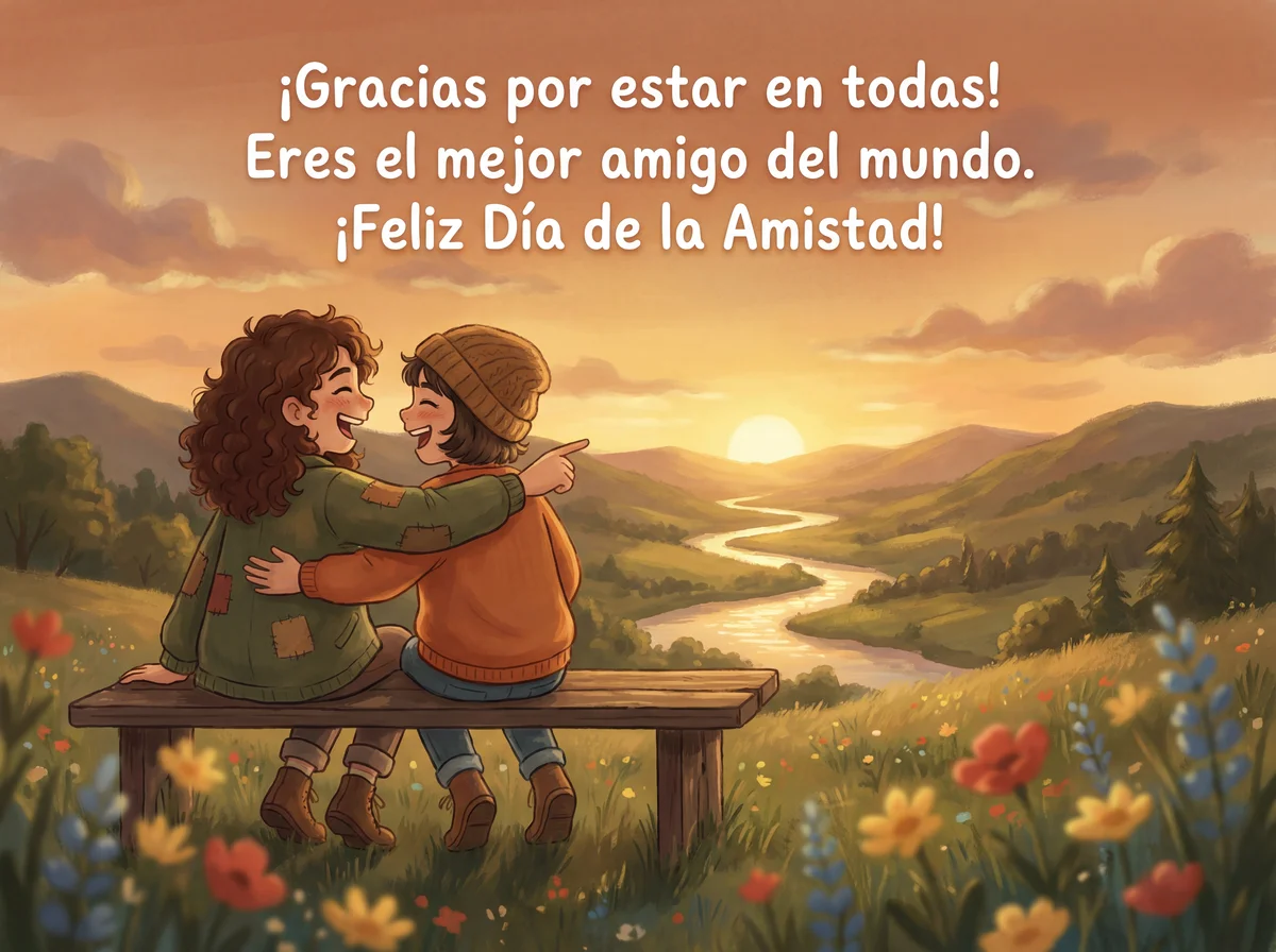 Tarjeta para el Día del Amor y la Amistad a mi mejor amigo