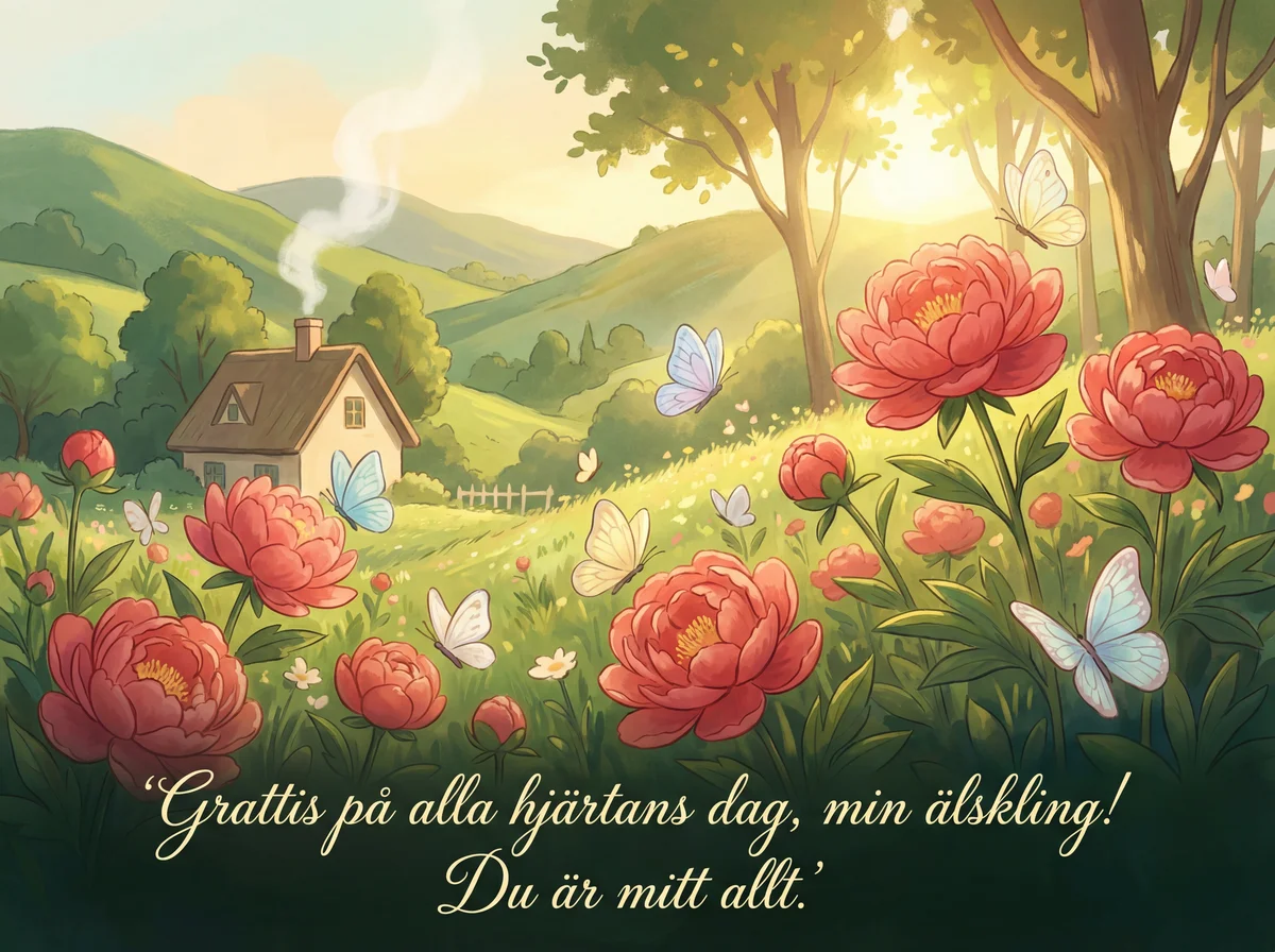 grattis på alla hjärtans dag älskling