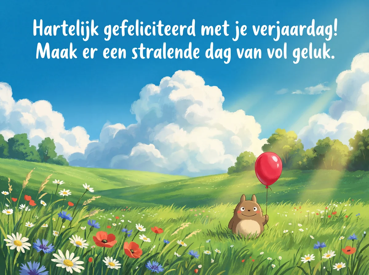Gefeliciteerd met je verjaardag!