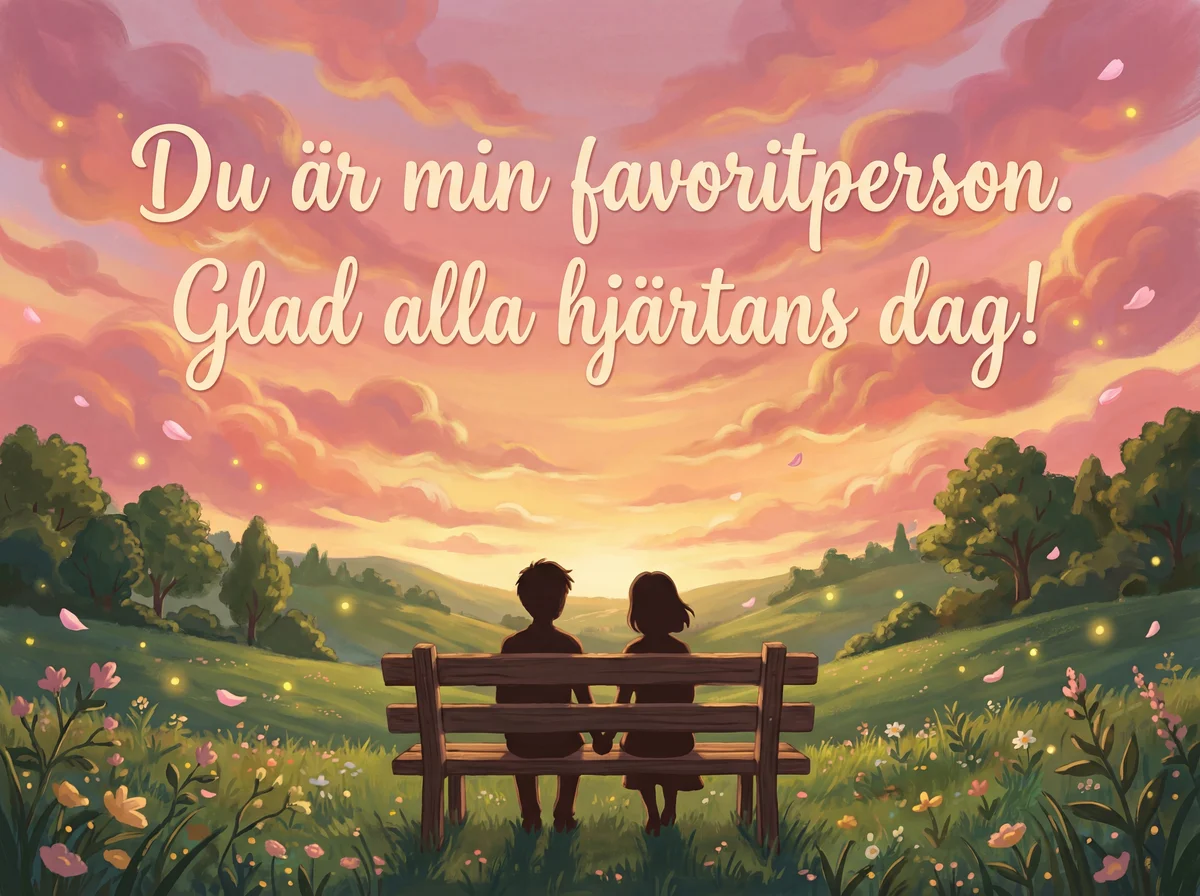 Alla hjärtans dag-hälsning till någon speciell